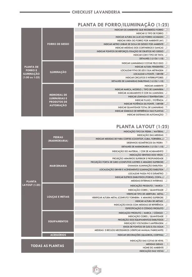 Página real do checklist — exemplo 1 de 9