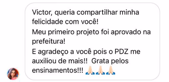 Depoimento de aluno da ArqBase