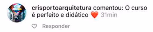 Depoimento de aluno da ArqBase