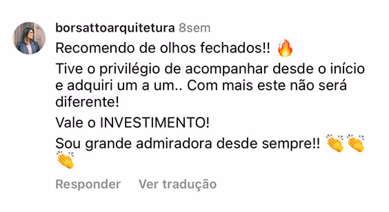 Depoimento de aluno da ArqBase