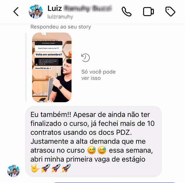 Depoimento de aluno da ArqBase