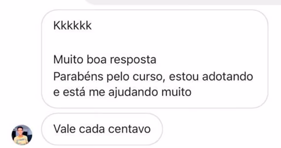 Depoimento de aluno da ArqBase