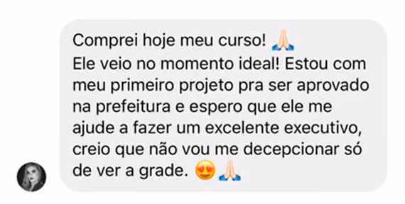 Depoimento de aluno da ArqBase
