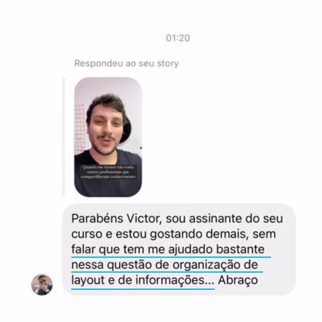 Depoimento de aluno da ArqBase