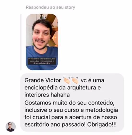 Depoimento de aluno da ArqBase