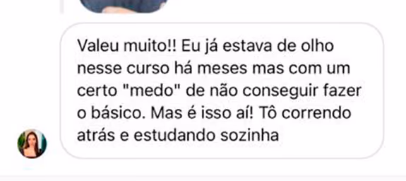 Depoimento de aluno da ArqBase