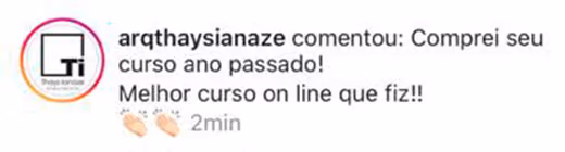 Depoimento de aluno da ArqBase