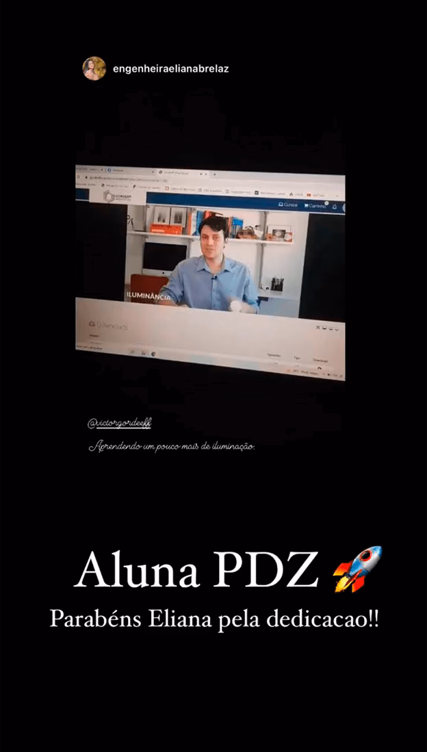 Depoimento de aluno da ArqBase
