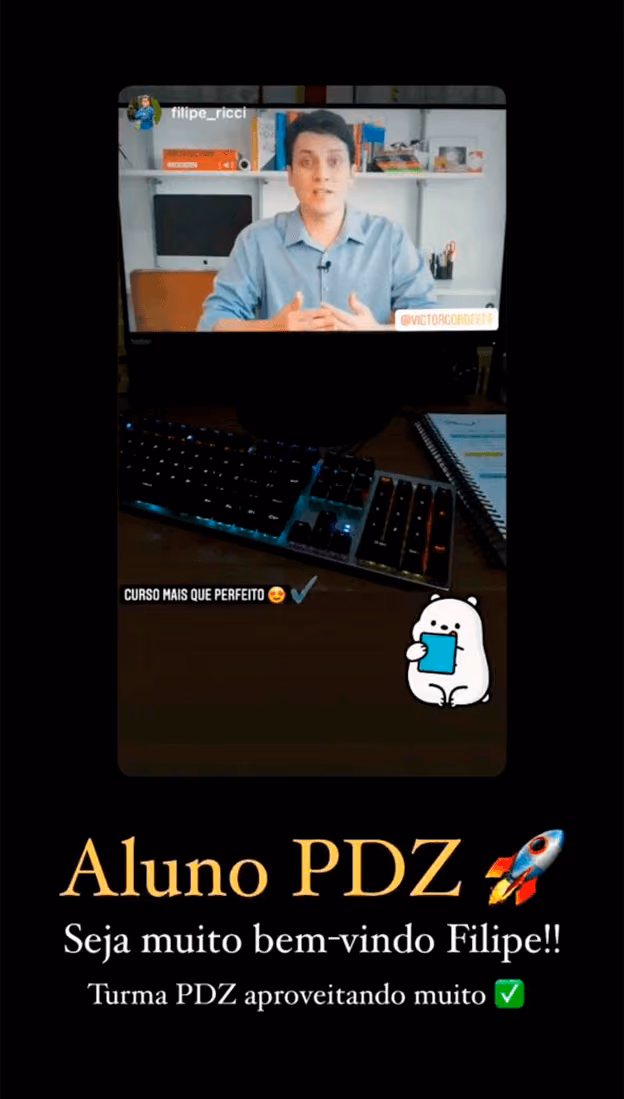 Depoimento de aluno da ArqBase