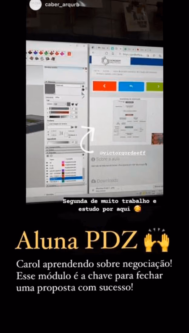 Depoimento de aluno da ArqBase